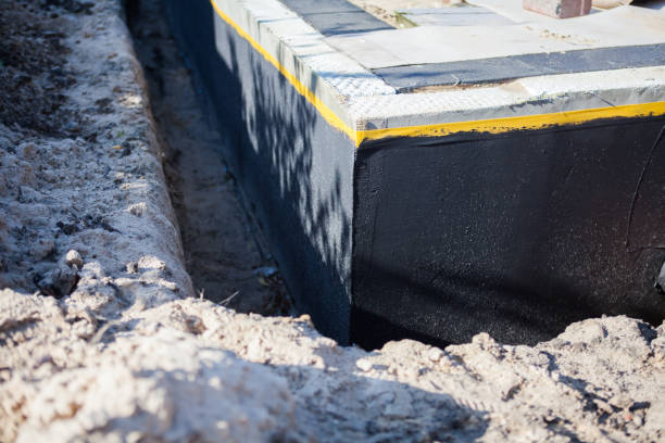Residential Waterproofing installation at a Hasbrouck Heights, NJ home by SJ Waterproofing Pros